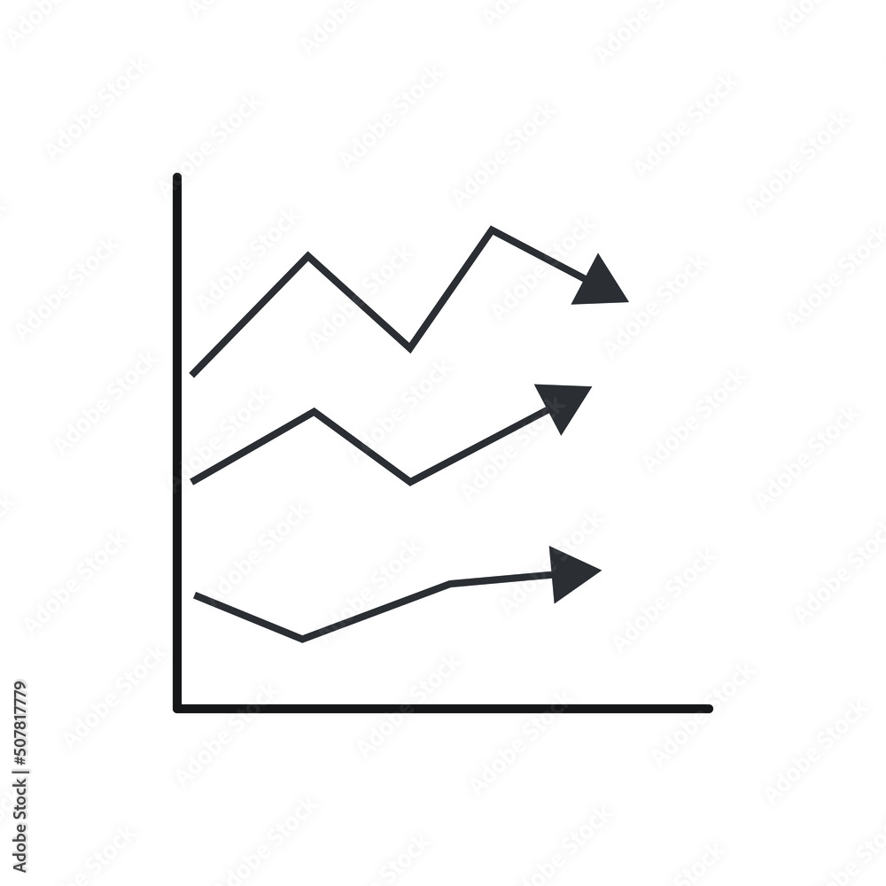 Graph vector for website symbol icon presentation Graph vector for website symbol icon presentation