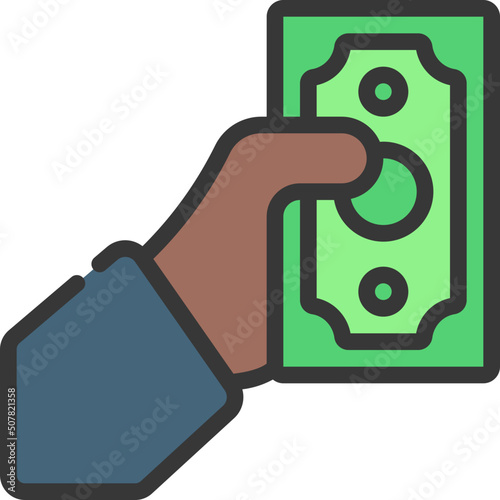 Give Cash Investment Icon