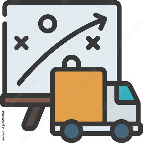 Distribution Plan Icon