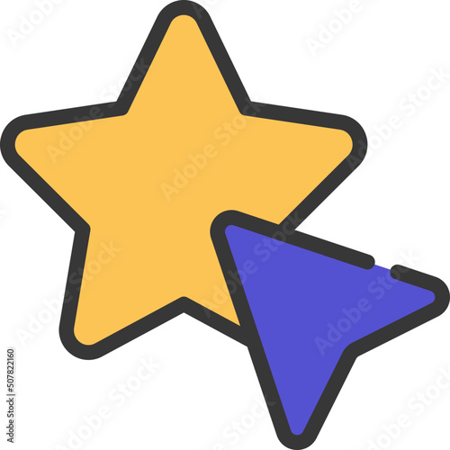 Select Star Shape Icon