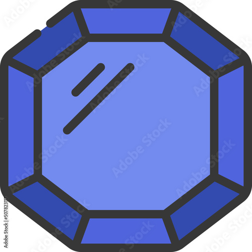 Sapphire Gem Icon