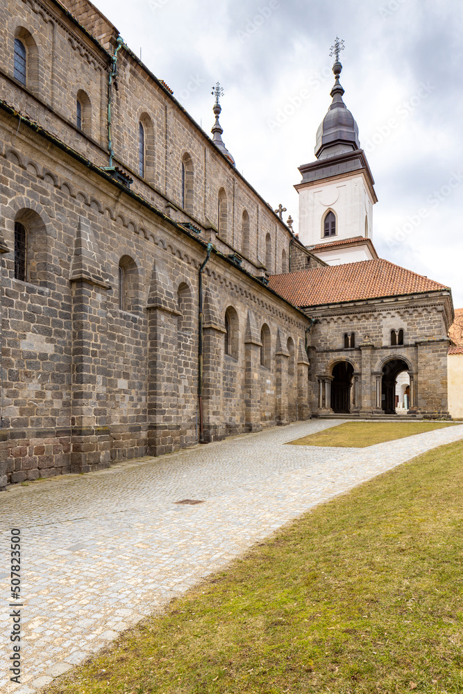 St. Procopius basilica and monastery, town Trebic, Czech Republic