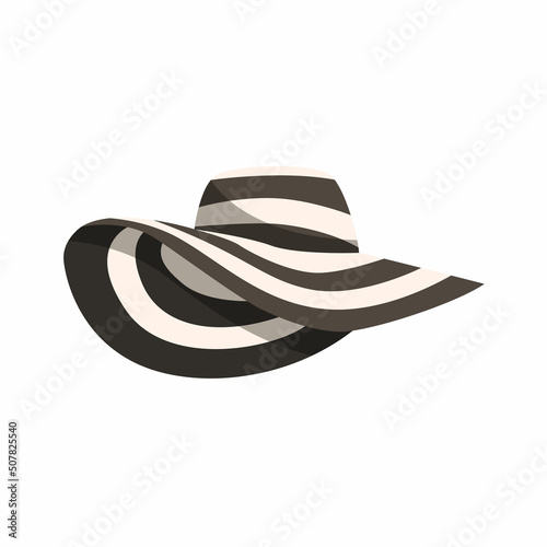 Summer hat with wide brims