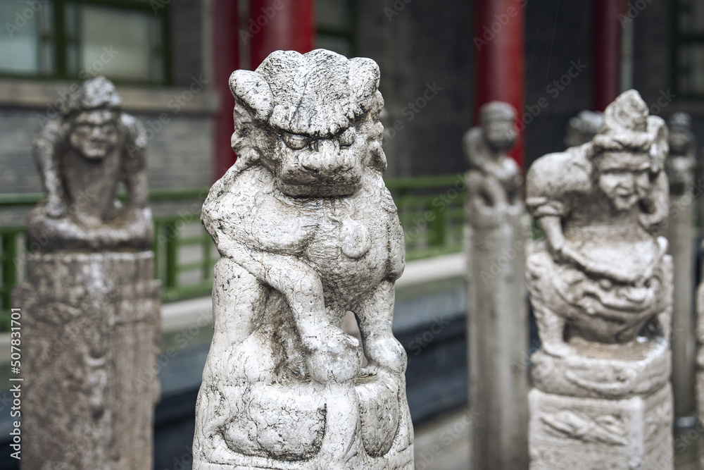 Chinese sculpture. China. Chinese art in street performance. Chinese sculpture. China. Chinese art in street performance.
