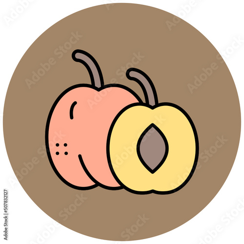 Apricot Icon