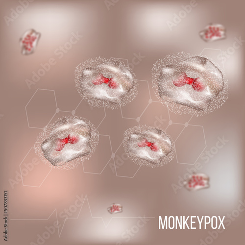Monkeypox virus, monkeypox cells, vector
