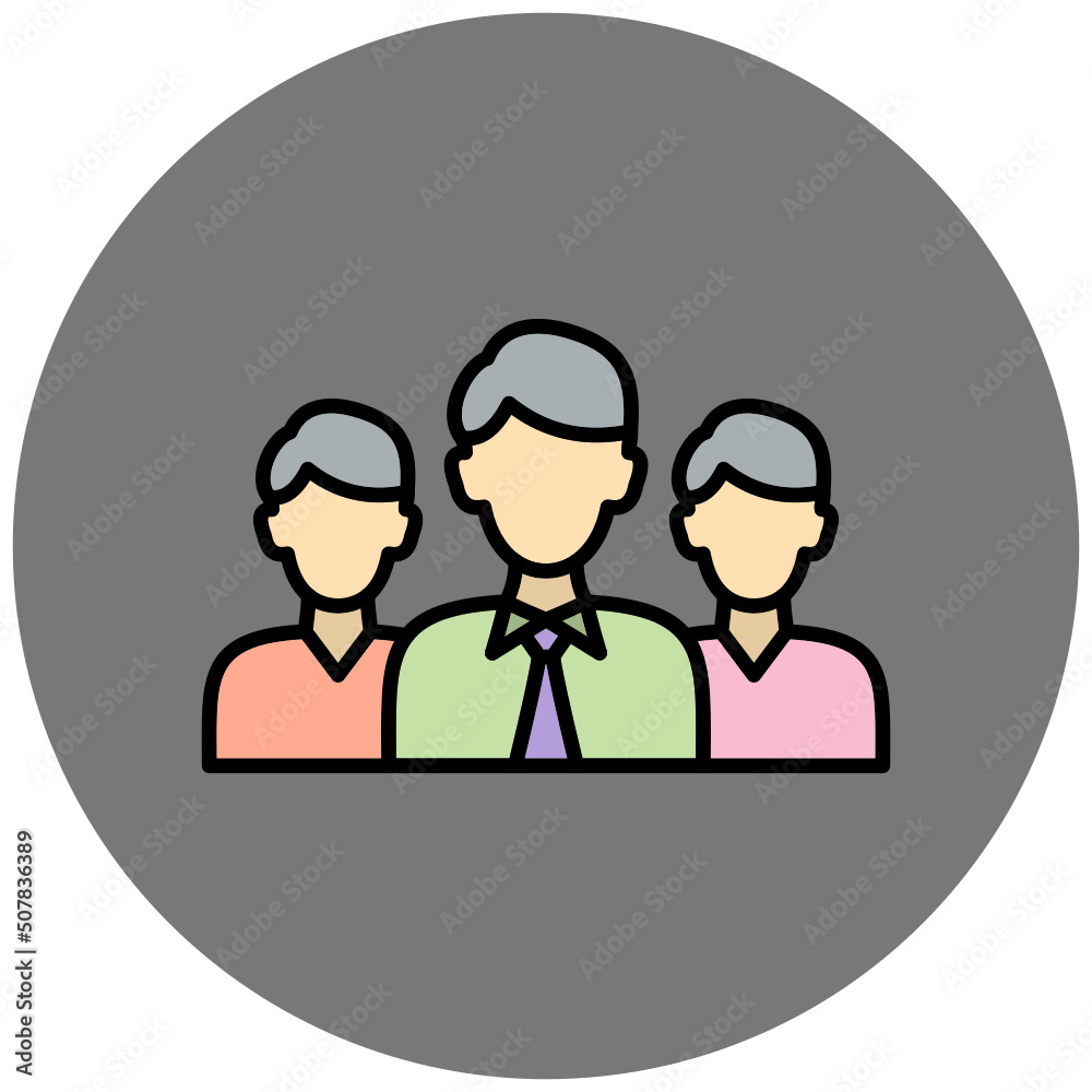 Team Management Icon Team Management Icon