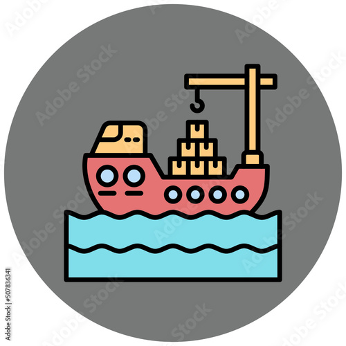 Cargo Ship Icon