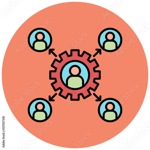 Outsourcing Icon