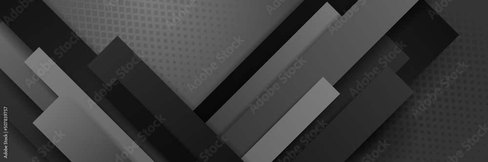 Black abstract banner background Black abstract banner background
