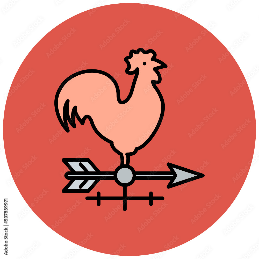 Weathercock Icon Weathercock Icon