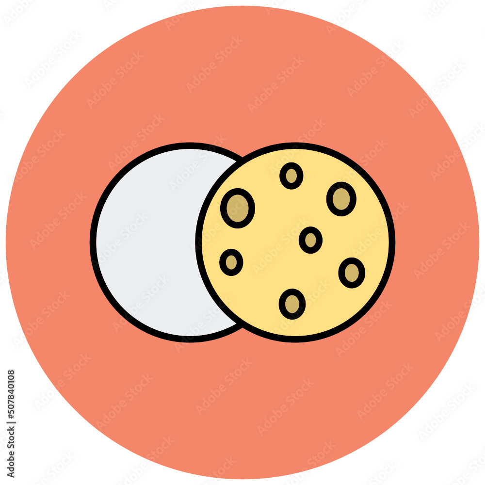 Fototapeta premium Solar Eclipse Icon