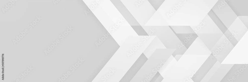 Fototapeta premium White abstract banner background