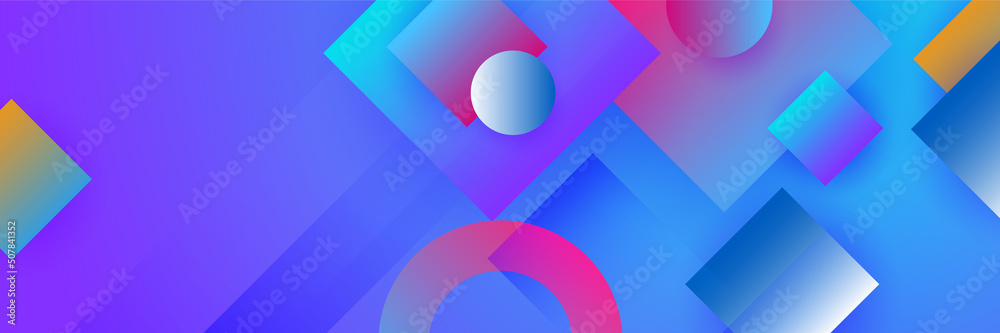 Vibrant vivid abstract banner background Vibrant vivid abstract banner background