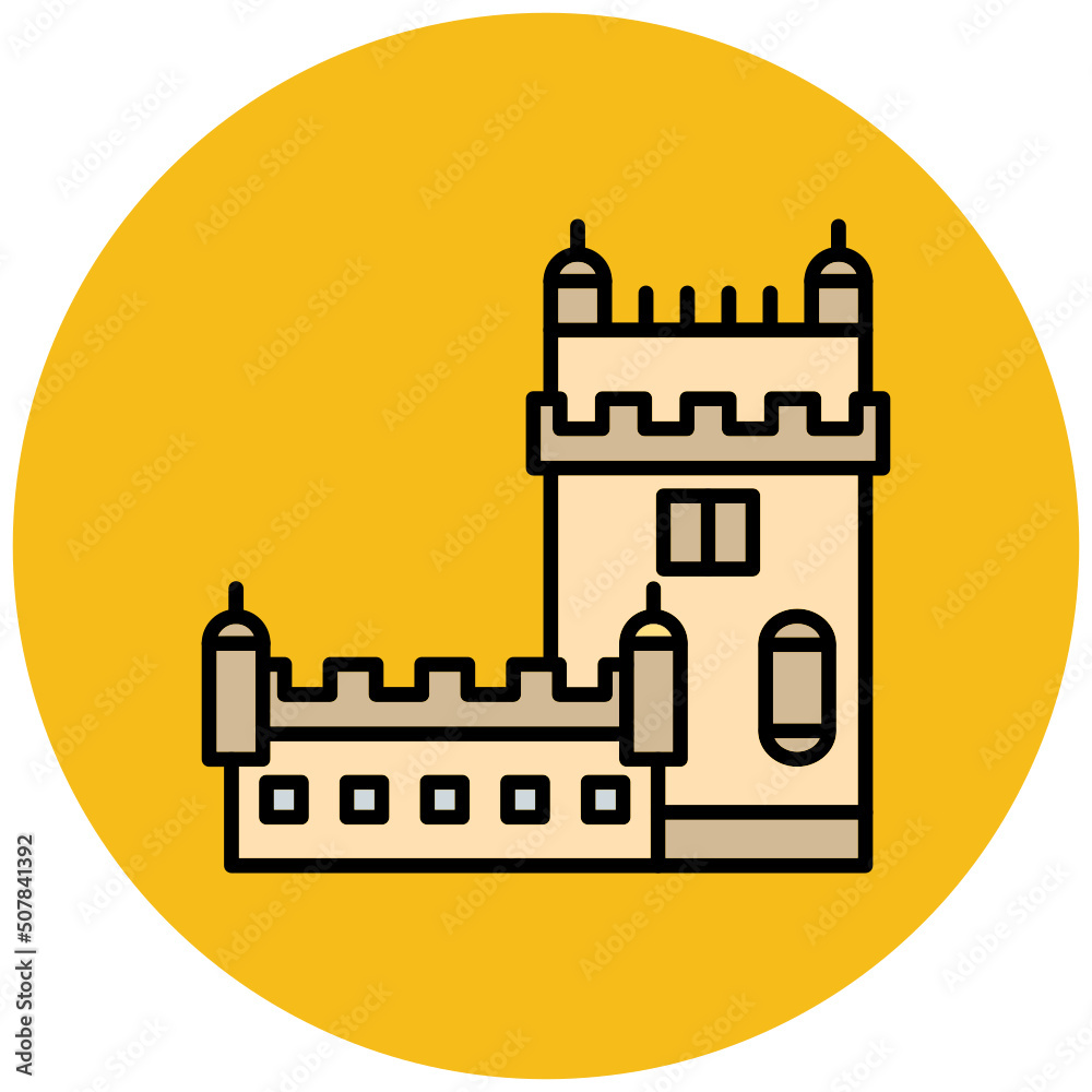 Belem Tower Icon