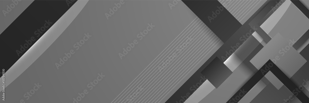 Obraz premium Black abstract banner background