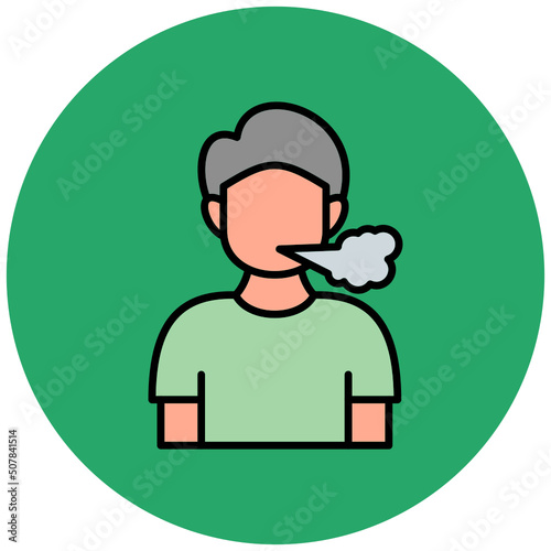 Dry Cough Icon