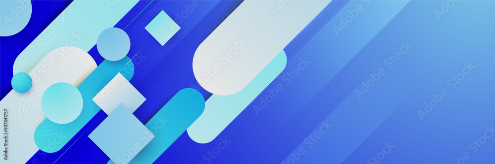 Light blue abstract banner background Light blue abstract banner background