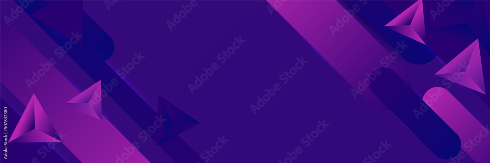 Dark purple and pink abstract banner background - obrazy, fototapety, plakaty 