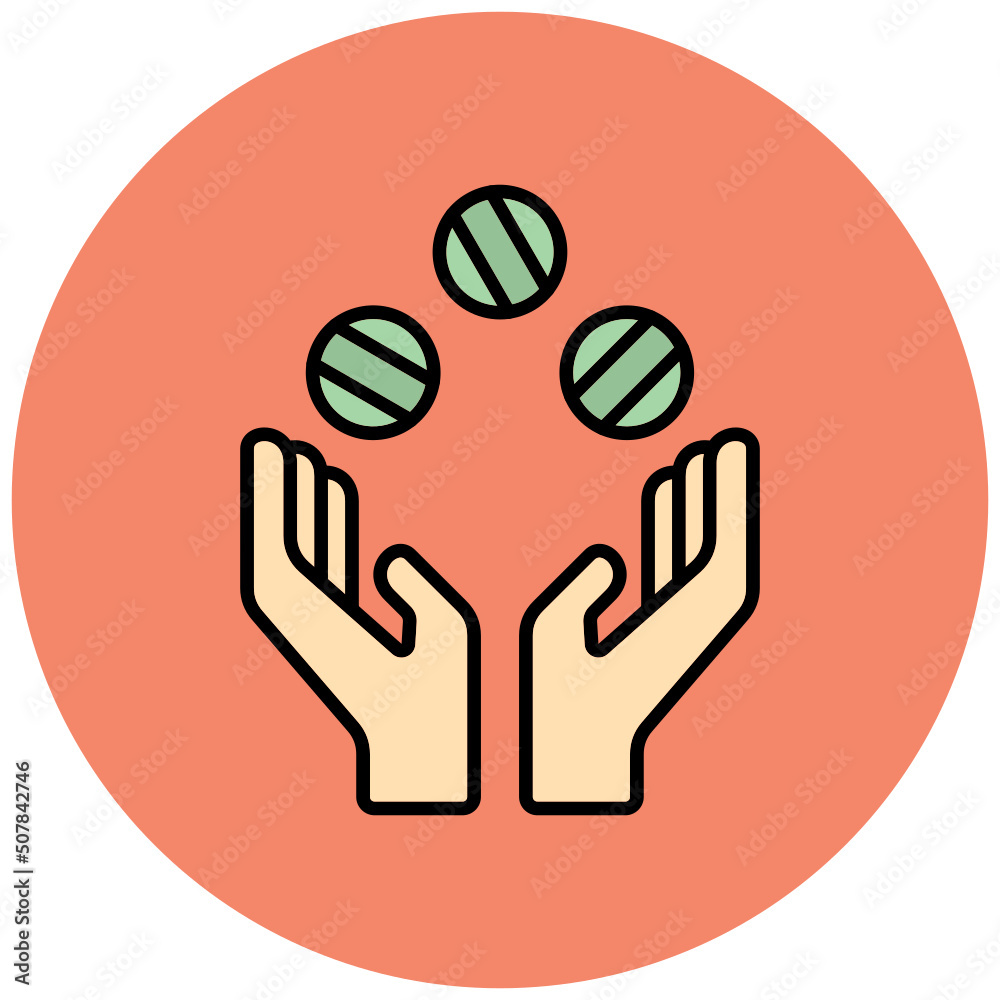 Obraz premium Juggling Icon