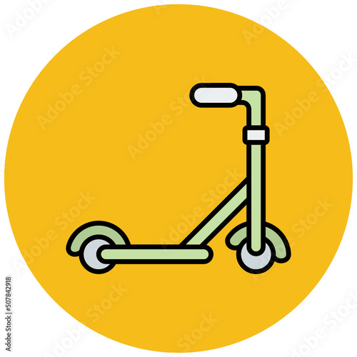 Kick Scooter Icon