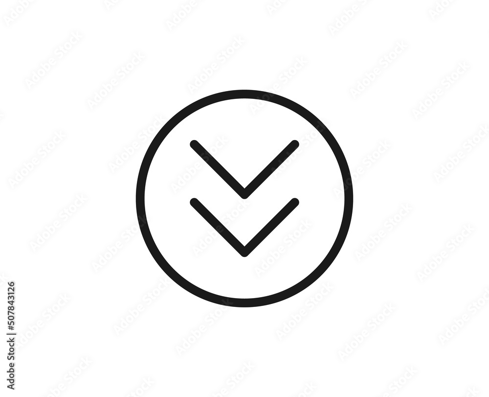 Black line icon on white background Black line icon on white background