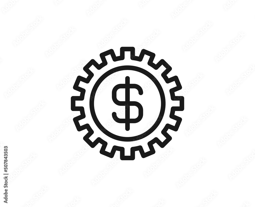 Gear flat icon. Single high quality outline symbol for web design or mobile app. Gear thin line signs for design logo, visit card, etc. Outline pictogram EPS10 Gear flat icon. Single high quality outline symbol for web design or mobile app. Gear thin line signs for design logo, visit card, etc. Outline pictogram EPS10