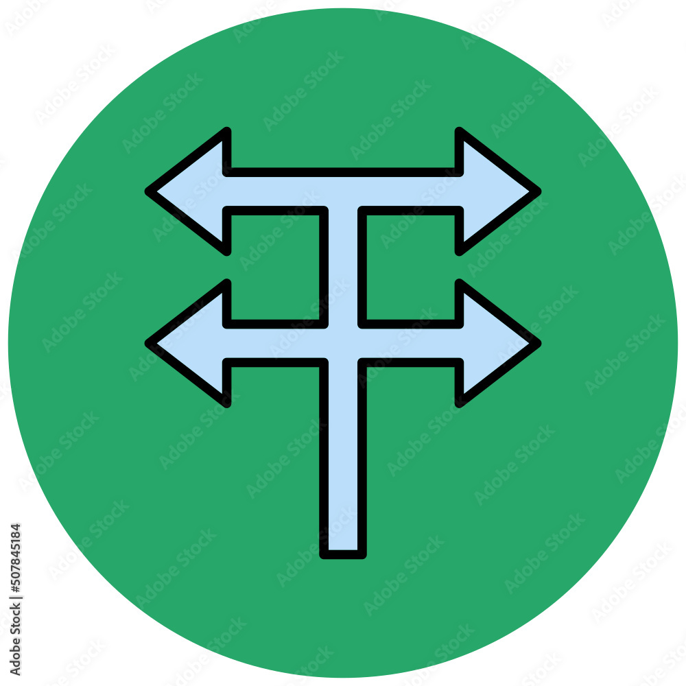 Fototapeta premium Split Icon