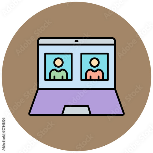 Online Meeting Icon