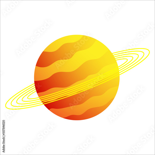 Planet jupiter 3d illustration