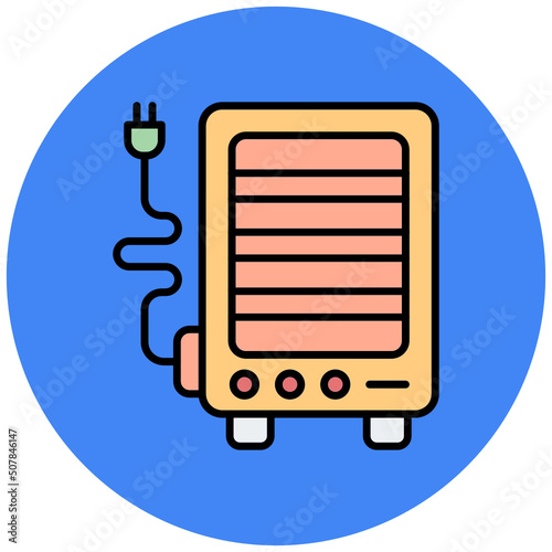 Electric Heater Icon
