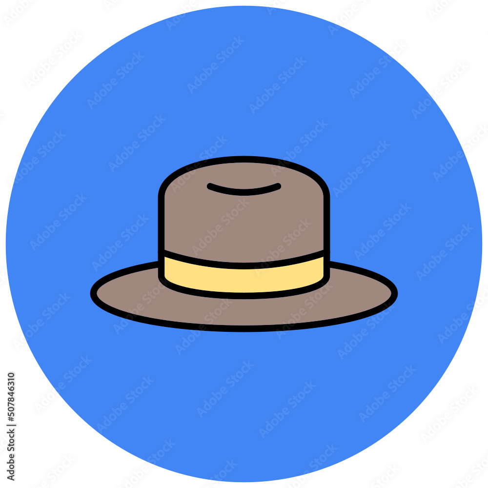 Fedora Hat Icon Fedora Hat Icon