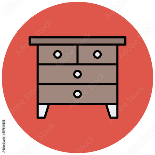 Chest of Drawers Icon