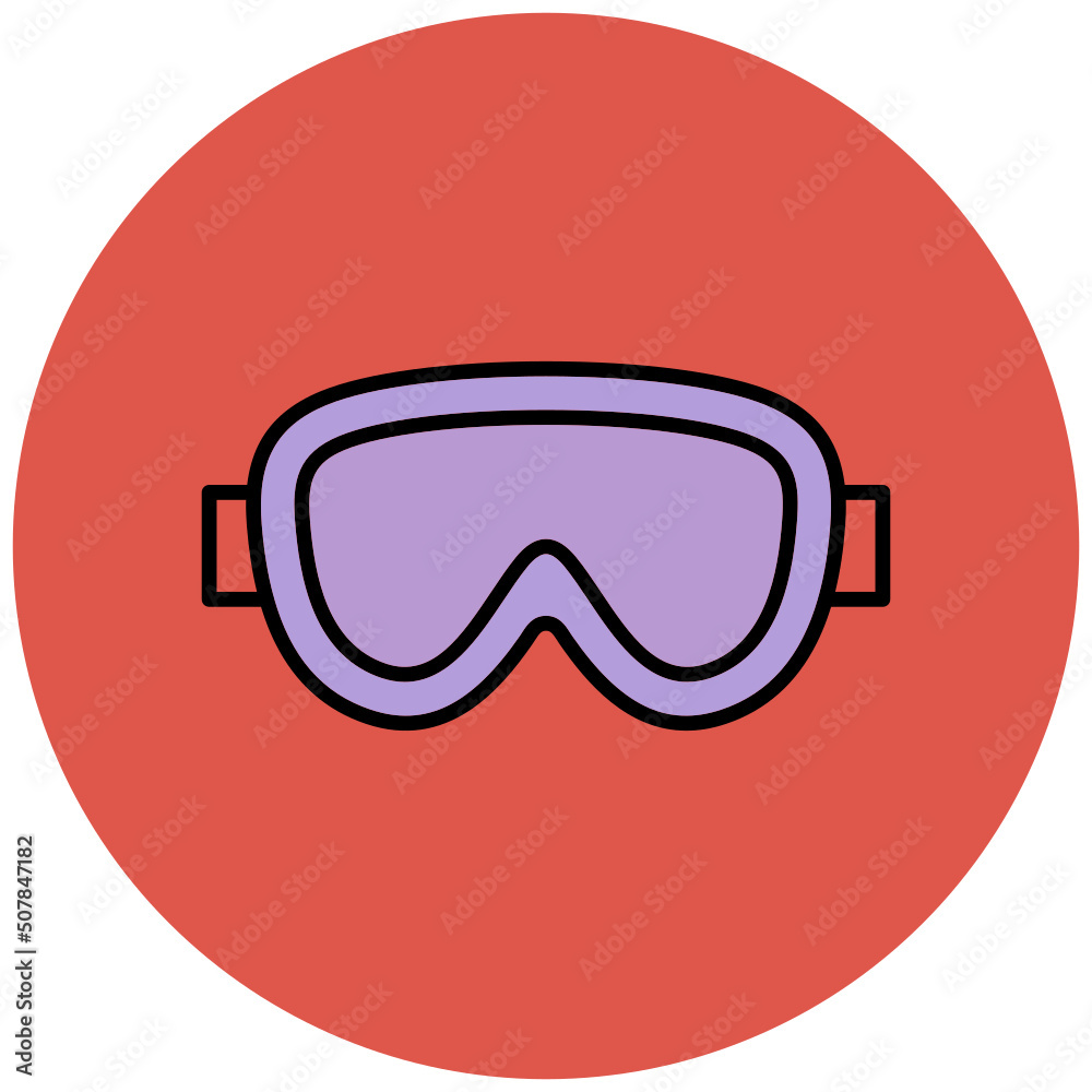 Swimming Glasses Icon