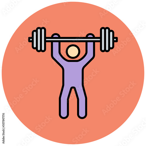 Weightlifting Icon