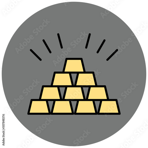 Gold ingots Icon