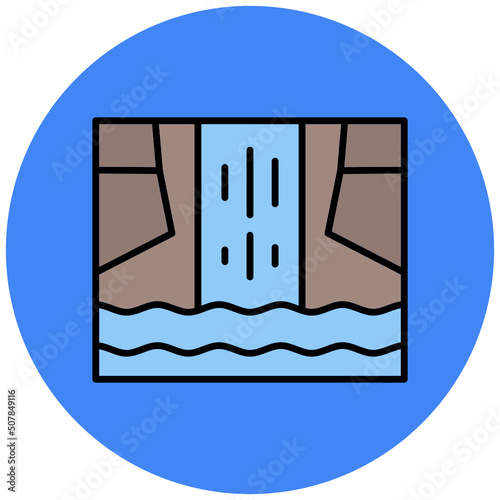 Waterfall Icon