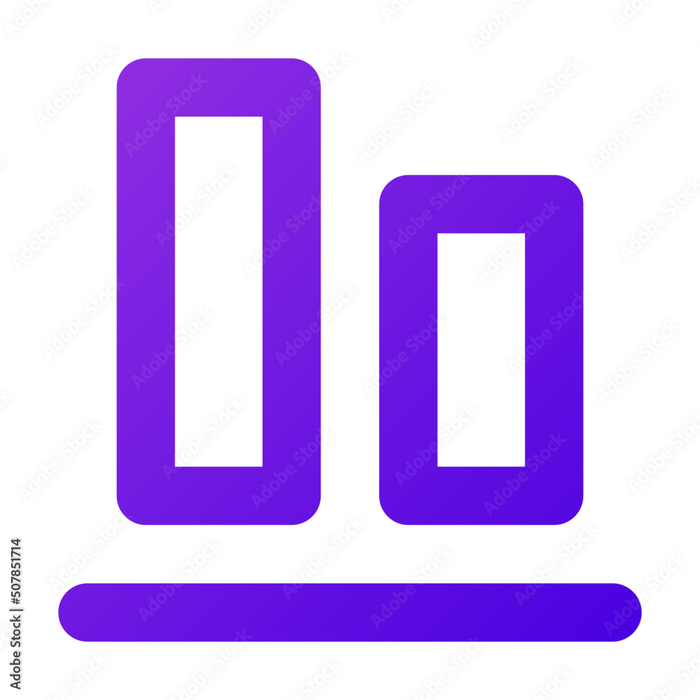 vertical align bottom icon illustration vertical align bottom icon illustration