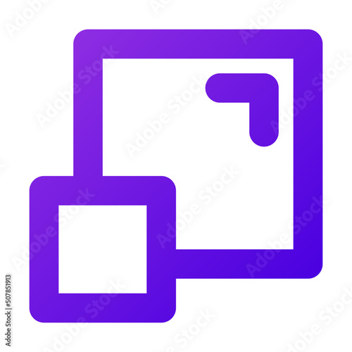 resize icon illustration