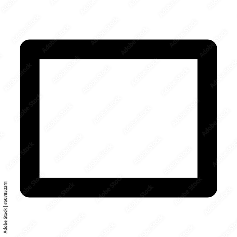 rectangle icon illustration