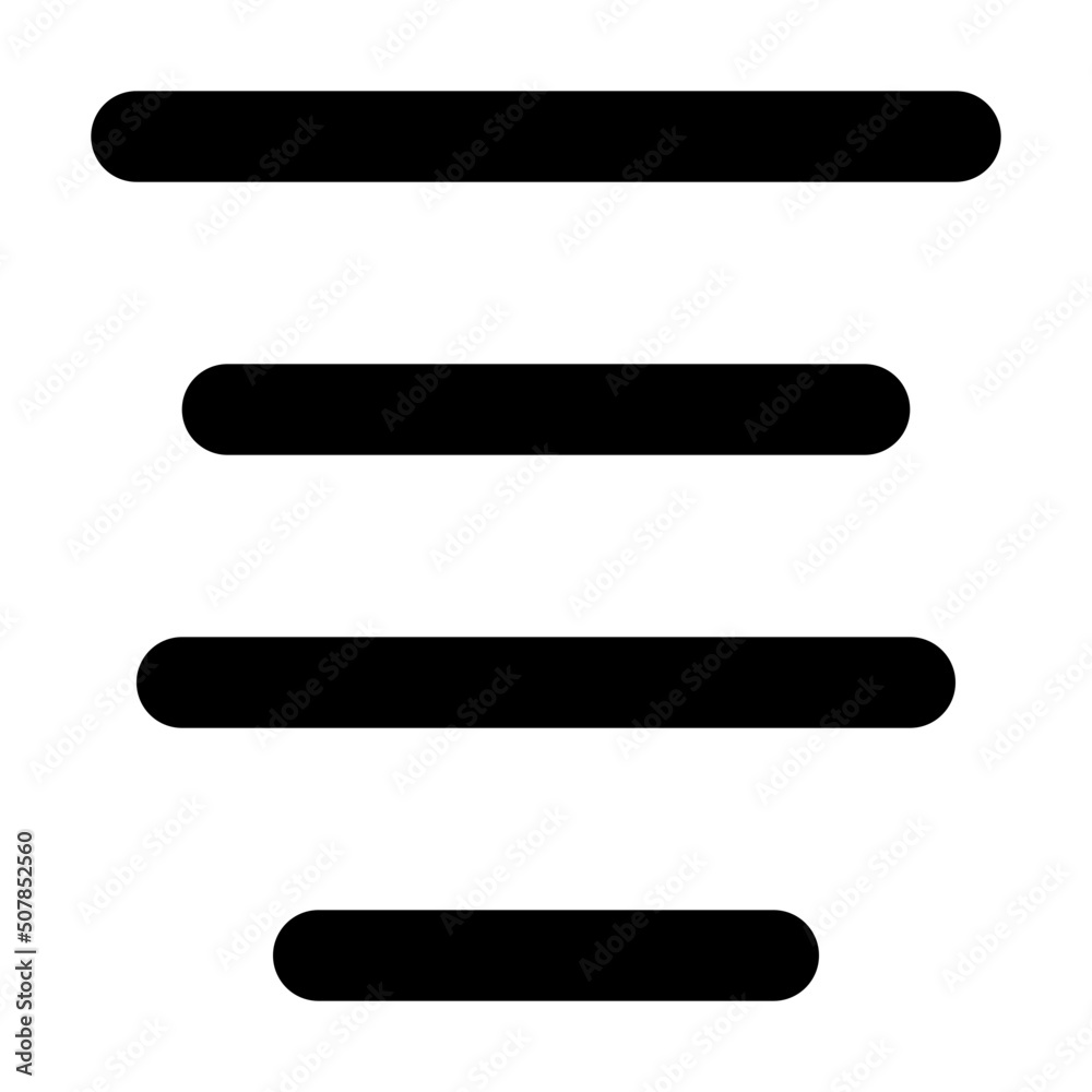 align text center icon illustration align text center icon illustration