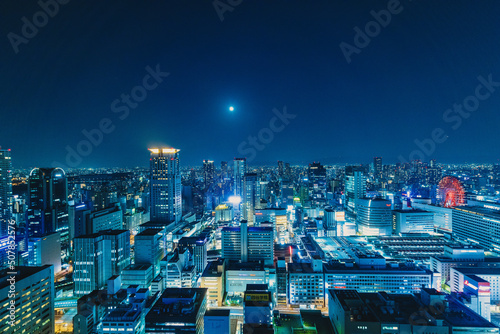 大阪夜景,インターコンチネンタルホテル大阪から眺める夜景(大阪府大阪市北区大深町)