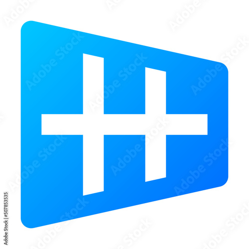 perspective icon illustration