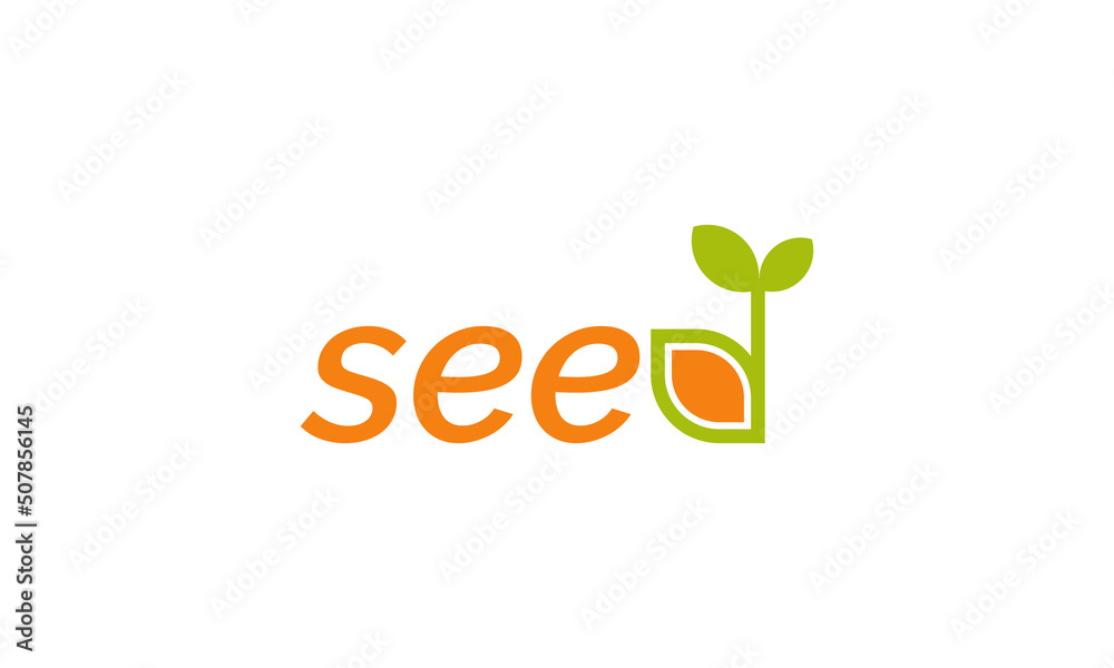 seed logo design vector template, seed logo design vector template,