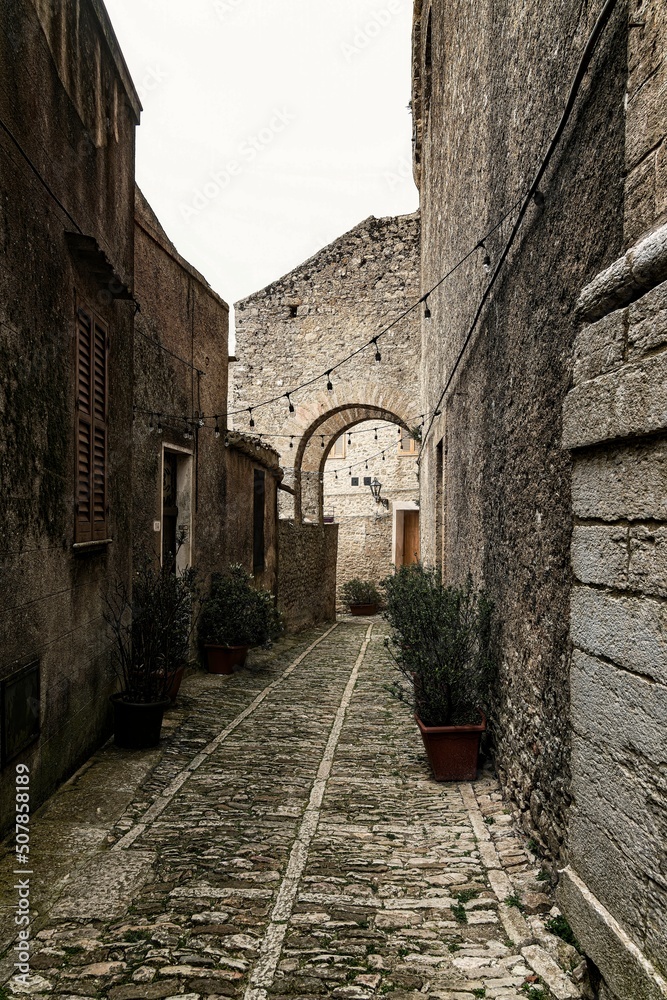 Streetview Erice Sicily
