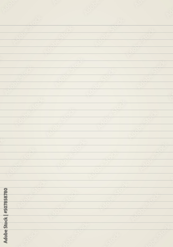 White paper sheet with line pattern background. White paper sheet with line pattern background.