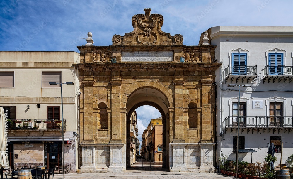 Fototapeta premium New portal Marsala Sicily