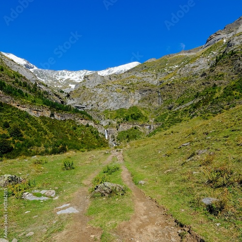 The hanging valley of La Larri in the National Park of Ordesa and Monte Perdido