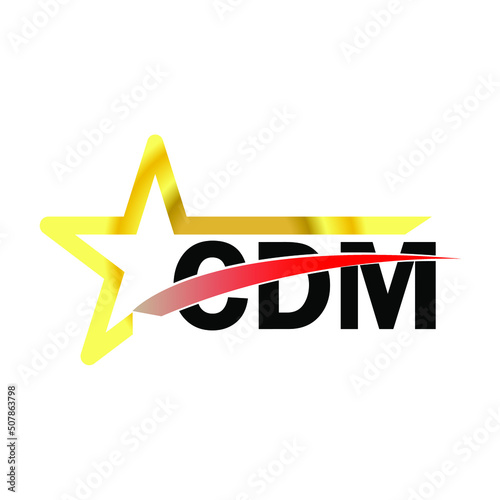 CDM letter logo design. CDM creative  letter logo. simple and modern letter logo. CDM alphabet letter logo for business. Creative corporate identity and lettering. vector modern logo  photo