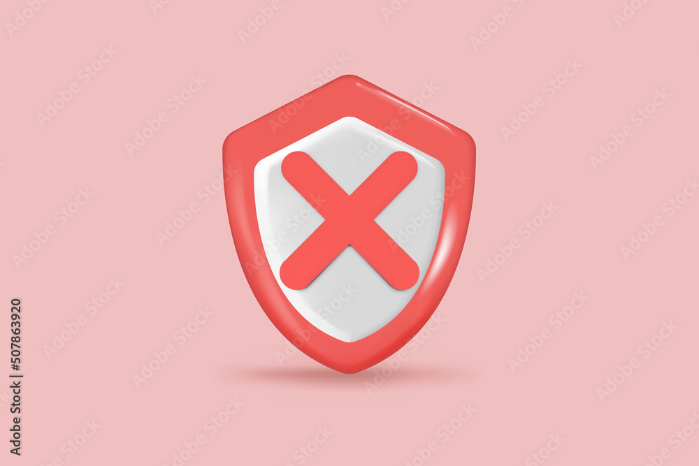 3d protection shield icon, cross on shield symbol, safety concept. Minimal 3d style. 3d render vector illustration 3d protection shield icon, cross on shield symbol, safety concept. Minimal 3d style. 3d render vector illustration